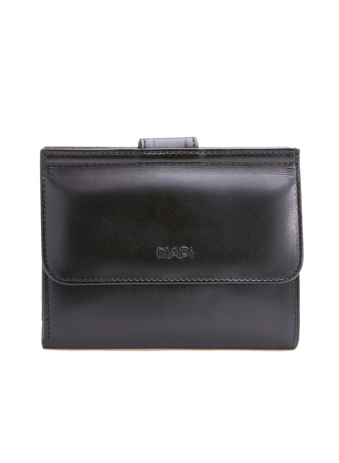 MAPi Genuine French Leather Coinpurse Wallet Black - Image 2