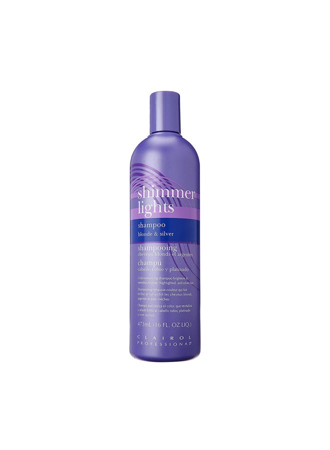 CLAIROL Professional Shimmer Lights Hair Shampoo 473ml  - Image 1