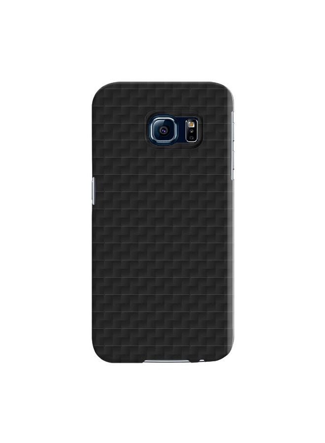 Stylizedd Premium Slim Snap Case Cover Matte Finish for Samsung Galaxy S6 Carbon Fibre - Image 1