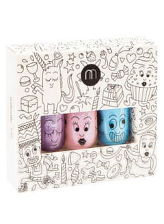 Nailmatic Set Of 3 Party  Water Based Nailpolish Set Piglou/Polly/Gaston 