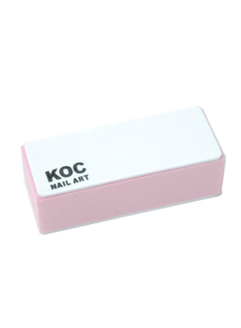KOC Nail Block Pink/White
