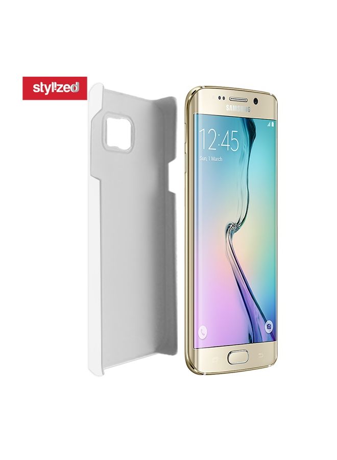 Stylizedd Premium Slim Snap Case Cover Matte Finish for Samsung Galaxy S6 Edge Plus Wise Lion  - Image 2