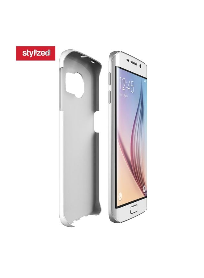 Premium Slim Snap Case Cover Matte Finish for Samsung Galaxy S6 Edge Moroccan Mosaic