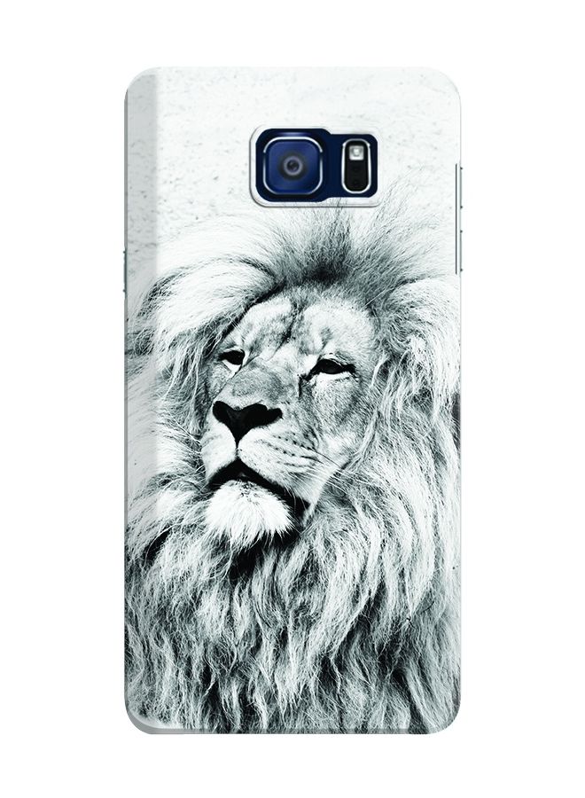 Stylizedd Premium Slim Snap Case Cover Matte Finish for Samsung Galaxy S6 Edge Plus Wise Lion  - Image 1