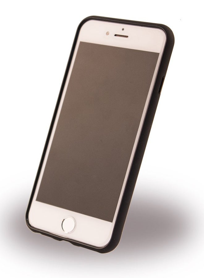 Racing Shield Thermoplastic Polyurethane Frame Transparent Case For iPhone 8/iPhone 7 Black