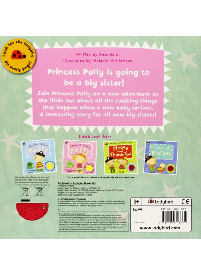 I'm a New Big Sister Board Book English by Amanda Li - 41388 - Image 2