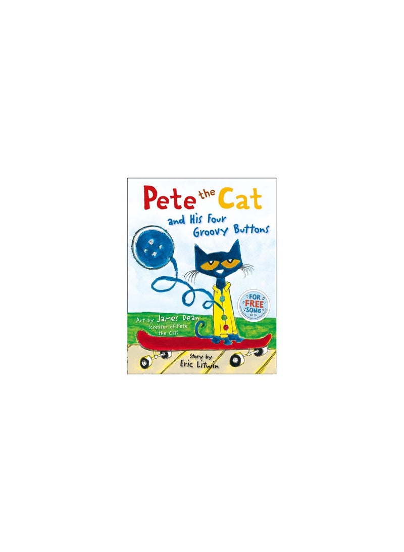 Pete The Cat And His Four Groovy Buttons Paperback English by Eric Litwin - 41851