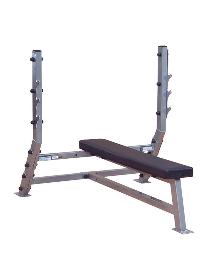 Body Solid - Fixed Flat Bench W-Upright Set - Image 1