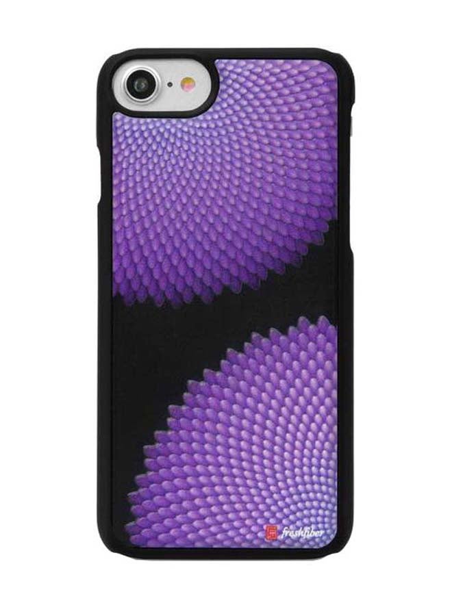 Freshfiber Anemone Designer Back Cover For iPhone 8/iPhone 7 Purple/Black