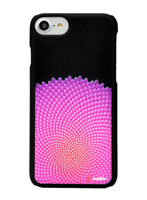 Freshfiber Anemone Designer Back Cover For iPhone 8 Plus/iPhone 7 Plus Pink/Black