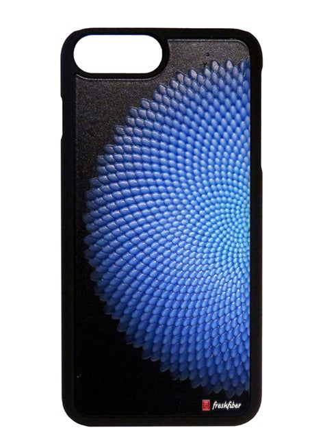 Freshfiber Anemone Designer Back Cover For iPhone 8 Plus/iPhone 7 Plus Blue/Black