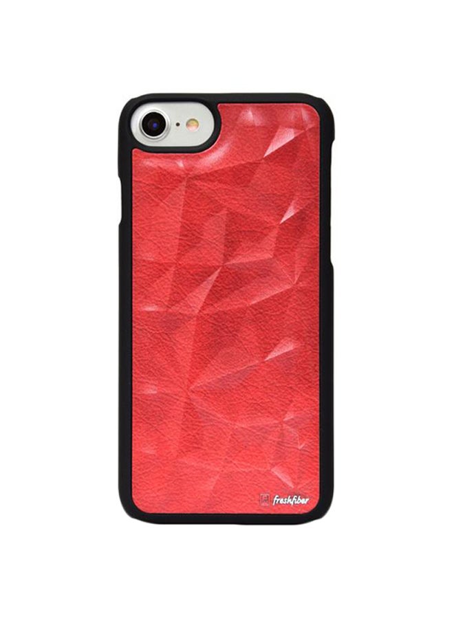 Freshfiber Geo Designer Back Cover For iPhone 8 Plus/iPhone 7 Plus Red