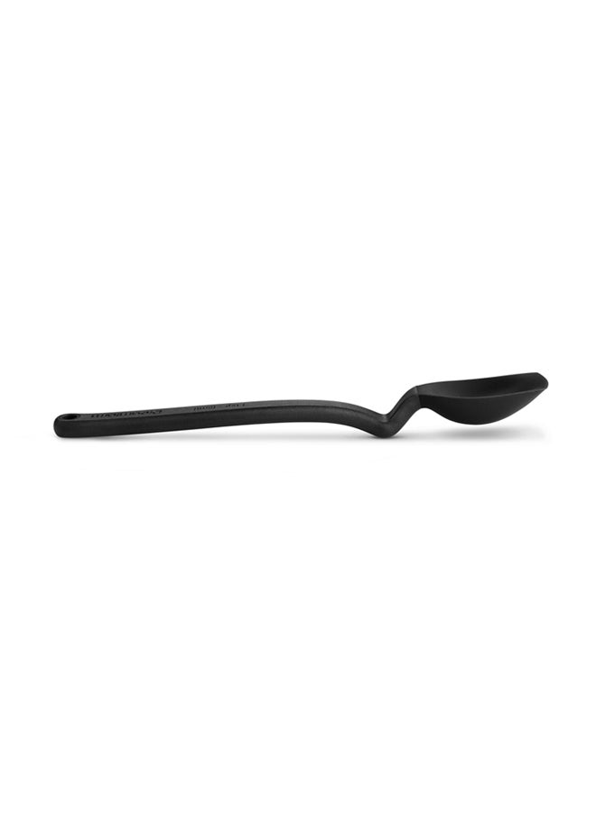 Dreamfarm Dreamfarm Mini Supoon Non-Stick Sit-Up Silicone Scraping Cooking Spoon, Jar Scraper, Measures 5ml Tsp, 8 Inch, Durable, Easy to Clean, Ideal for Stirring and Scraping, Black Charcoal  - Image 1