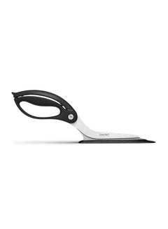 Dreamfarm Dreamfarm Scizza 2-in-1 Ergonomic Pizza Scissors with Stainless Steel Cutter Blades & Non-Stick Slice Server, Easy to Use, Perfect for Slicing and Serving Pizzas Cleanly, Black Charcoal  - Image 1