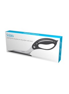 Dreamfarm Dreamfarm Scizza 2-in-1 Ergonomic Pizza Scissors with Stainless Steel Cutter Blades & Non-Stick Slice Server, Easy to Use, Perfect for Slicing and Serving Pizzas Cleanly, Black Charcoal  - Image 3