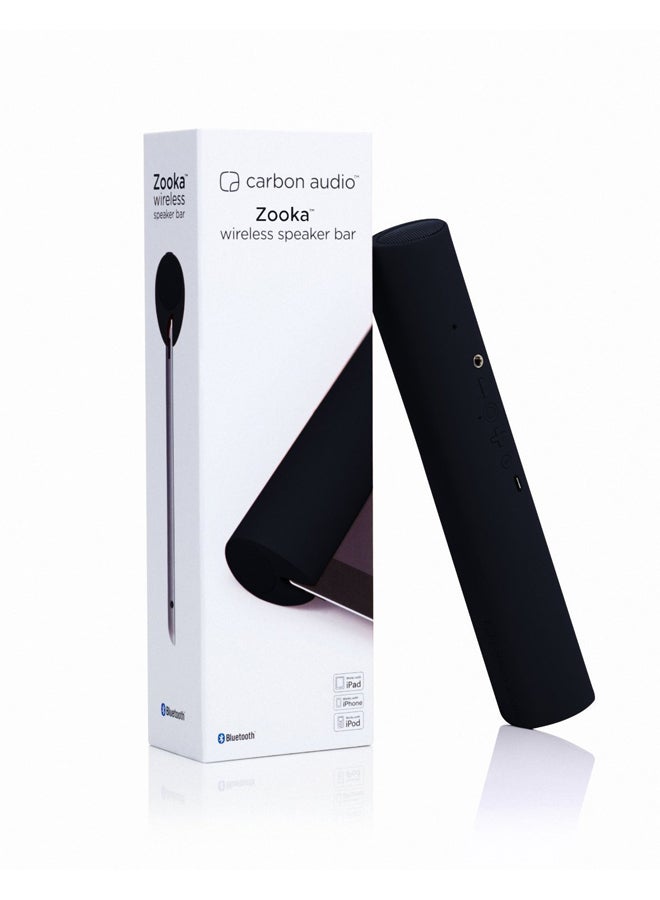Zooka Carbon Audio Wireless Bluetooth Multimedia  Speaker Black - Image 1