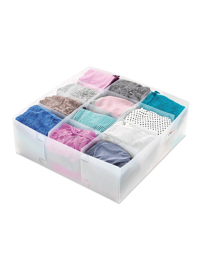 Whitmor 12-Section Drawer Organizer Multicolour - Image 1