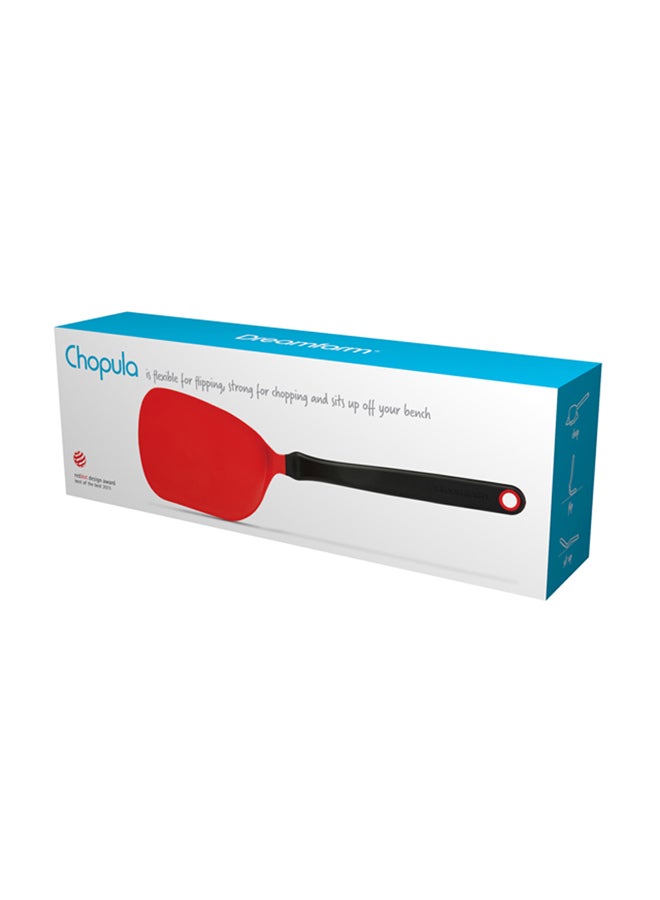 Dreamfarm Dreamfarm Chopula 12-Inch Spatula, Non-Stick Safe, Super Flexible, Sit-Up Design, Strong Flat Edge for Easy Food Separation, Heat Resistant, Red Cooking Spatula Fire Truck  - Image 3