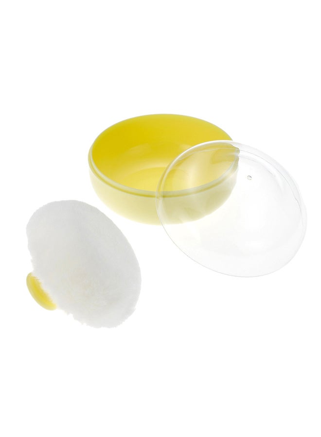 pigeon Powder Puff With Case - Yellow  - Image 1