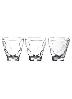 Claro Glass 3-Piece Tumbler Set Clear 