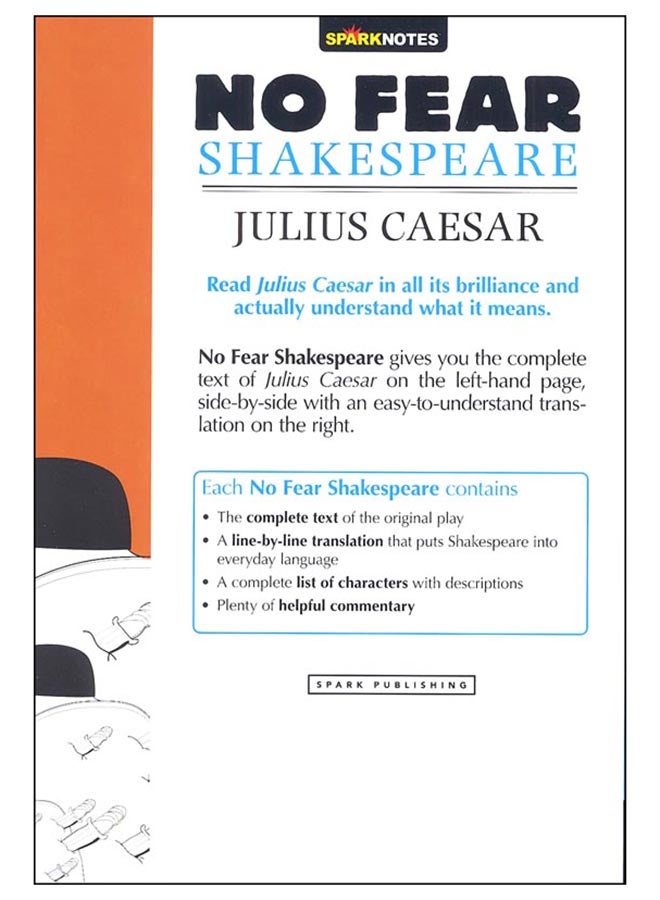 No Fear Shakespeare Julius Caesar Paperback English by William Shakespeare - 37687  - Image 2