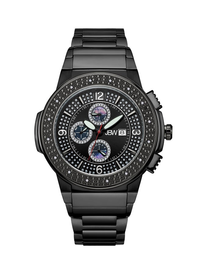 JBW - Men's Saxon 16 Diamonds Analog Quartz Watch JB-6101-G - Image 1
