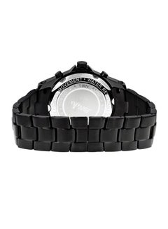 JBW men Jet Setter 2.34 Ctw Diamond Black Ion-Plated Stainless Steel Watch Jb-6213-B - 20 mm - Black  - Image 2