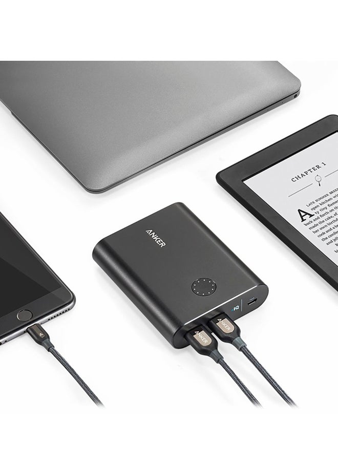 Anker - 13400.0 mAh PowerCore+ Quick Charge 3.0 Power Bank Black - Image 1