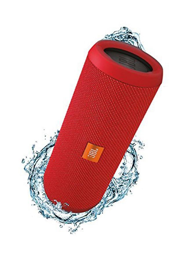 Flip 3 Splashproof Portable Bluetooth Speaker Red