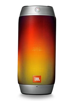Pulse 2 Splashproof Portable Bluetooth Speaker With Interactive Light Show Silver
