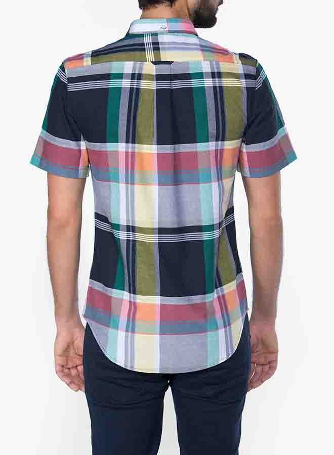 فرح قميص كروكستيد بأكمام قصيرة متعدد الألوان - Image 3