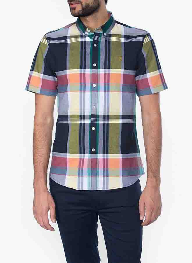 فرح قميص كروكستيد بأكمام قصيرة متعدد الألوان - Image 1