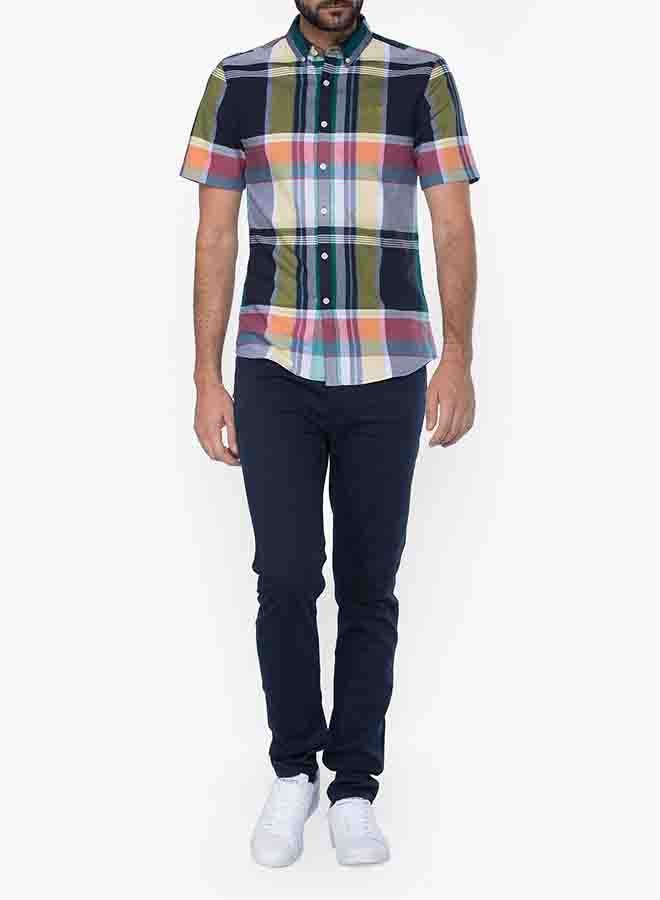 فرح قميص كروكستيد بأكمام قصيرة متعدد الألوان - Image 2