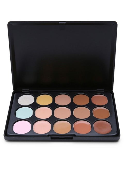 15 Colour Contour Cream Palette Multicolour