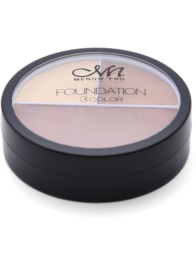 MENOW·PRO - 3 Colour Bare Minerals Matte Foundation Palette 02 - Image 1