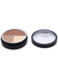 MENOW·PRO 3 Colour Bare Minerals Matte Foundation Palette 02  - Image 2
