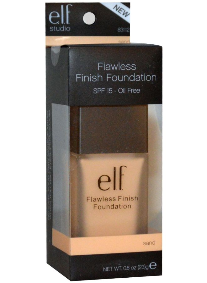 elf Flawless Finish Foundation Liquid SPF 15 Sand - Image 2