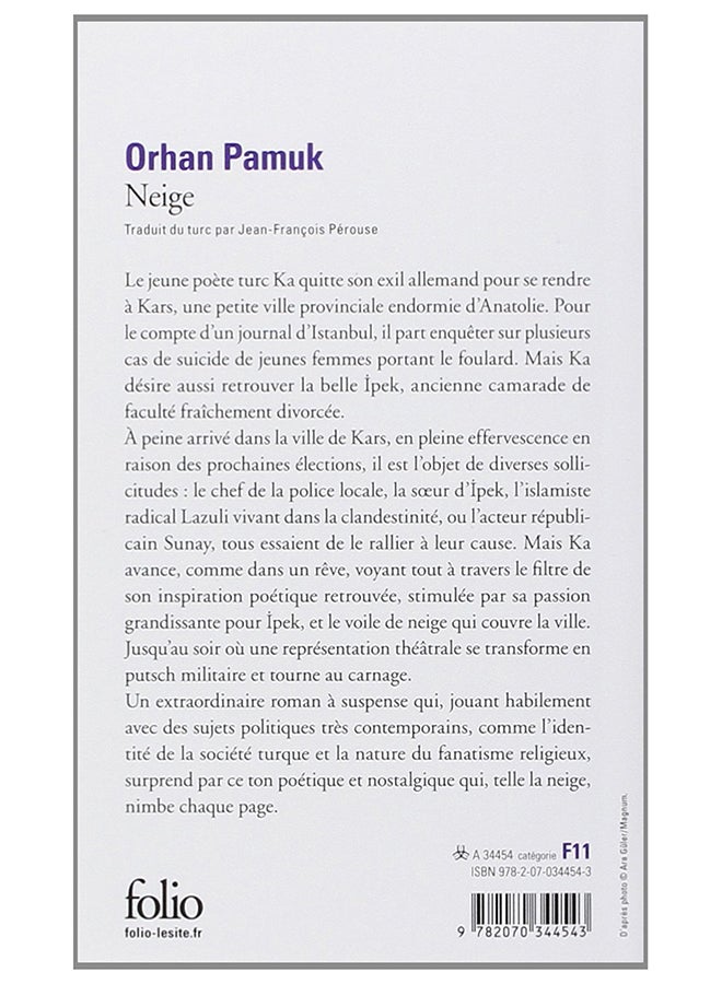 Neige Paperback French by Orhan Pamuk - 39086 - Image 2