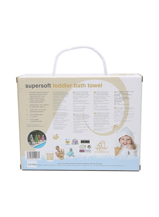 cuddledry Toddler Dress Up Cotton Towel With Hood - Image 2