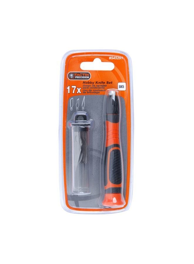 تاكتيكس طقم سكاكين نحت17-Piece قطعة TTX-545291 أسود /برتقالي.  - Image 2