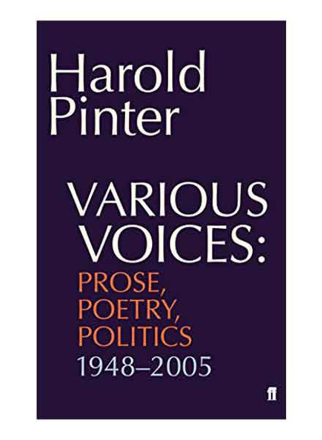 Various Voices - Paperback English by Harold Pinter - 2005 