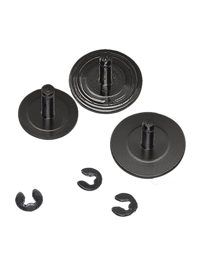 Generic Anodized Color Button Set For GoPro 3 Plus Housing Black 