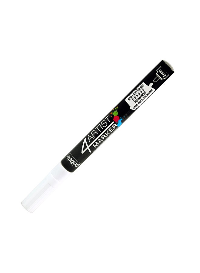 Pebeo 4Artist Marker White 2mm  - Image 1