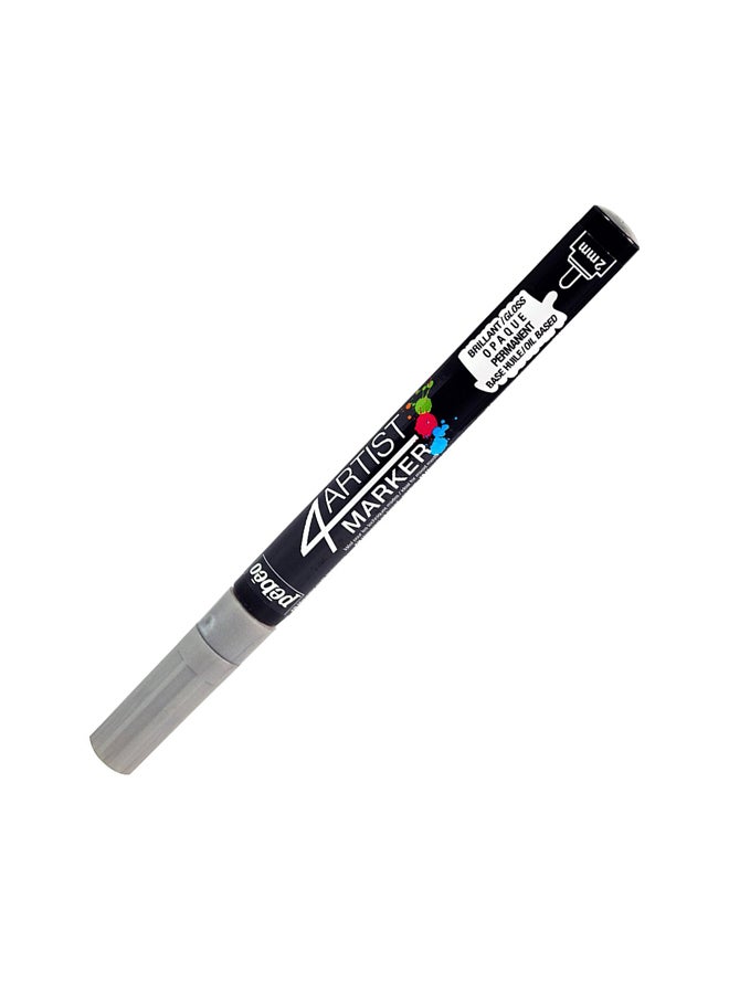 Pebeo 4Artist Marker Silver 2mm  - Image 1