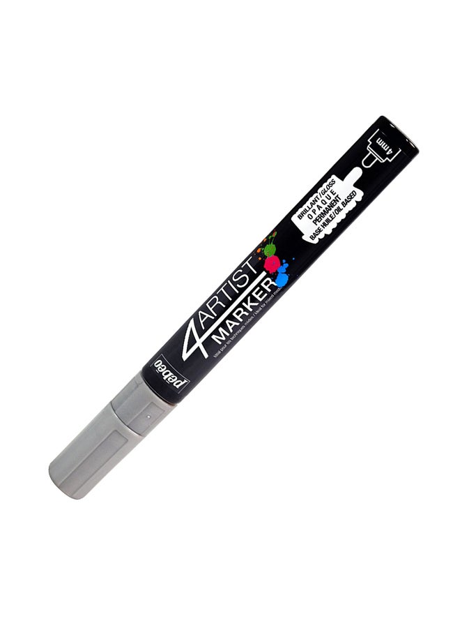 Pebeo 4Artist Marker Silver 4mm  - Image 1