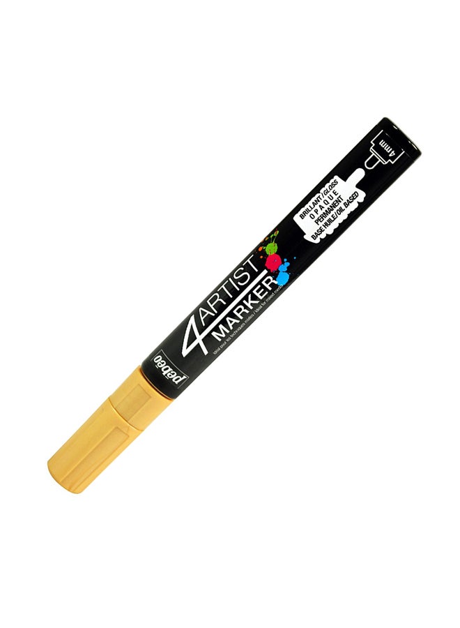 Pebeo 4Artist Marker Gold 4mm  - Image 1