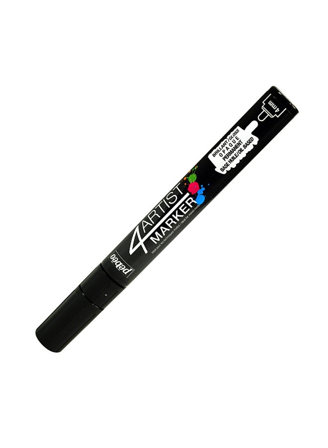 Pebeo 4Artist Marker Black 4mm  - Image 1