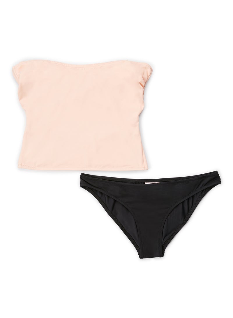 Blue Ink Beachwear Bahamas Bikini Powder Pink/Black 
