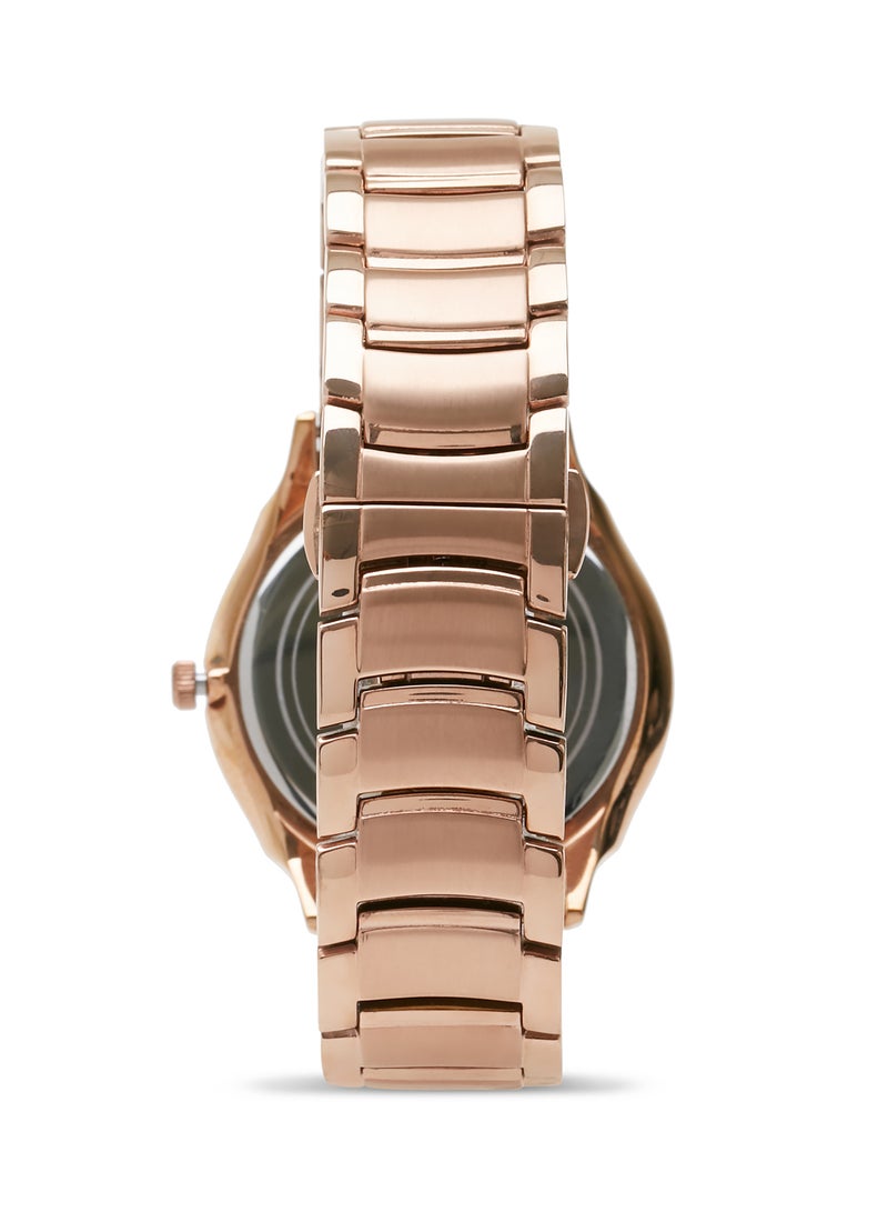 فيليب مورالي السويسرية ساعة يد بعقارب طراز M1321RW - مقاس 32 مم - لون ذهبي وردي للرجال - Image 2