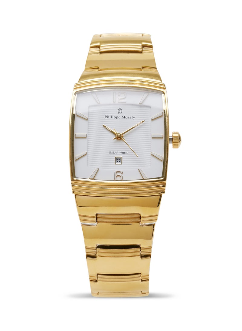 Philippe Moraly of Switzerland - Women's Analog Watch M1324GW - 36 mm - Gold - Image 1
